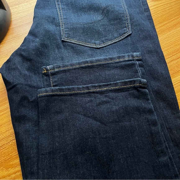 Signature Levi Strauss Mid Rise Straight Blue Jeans Sz 14M - Picture 5 of 9